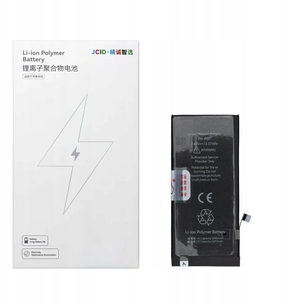 JCID baterija, skirta „iPhone 8 Plus“, 3500 mAh (didelės talpos)