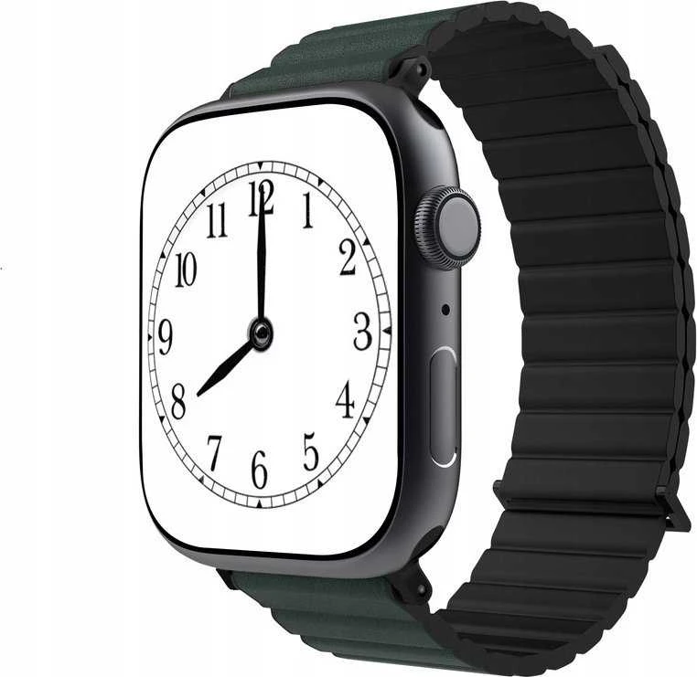 Jcpal „FlexDuo“ dirželis, skirtas „Apple Watch“ 38/40/41 mm, juodas/žalias