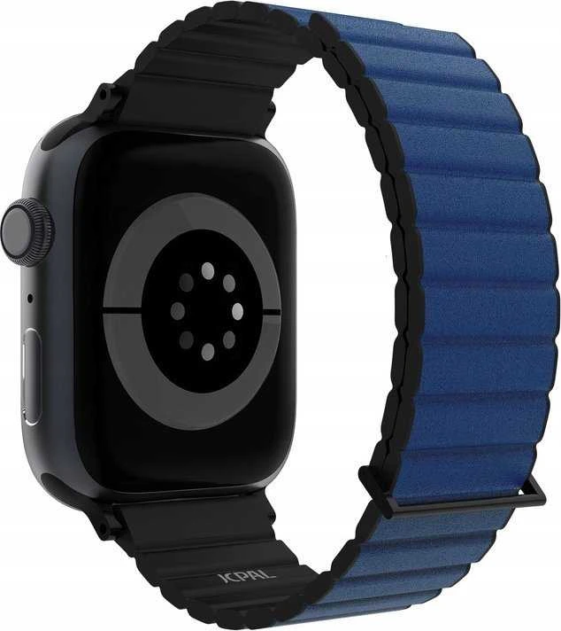 Jcpal Dirželis FlexDuo do Apple Watch 38/40/41 mm juoda/tamsiai mėlyna