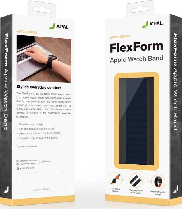 Jcpal Dirželis JCPal FlexForm do Apple Watch Band Navy Mėlyna (38/40/41mm)