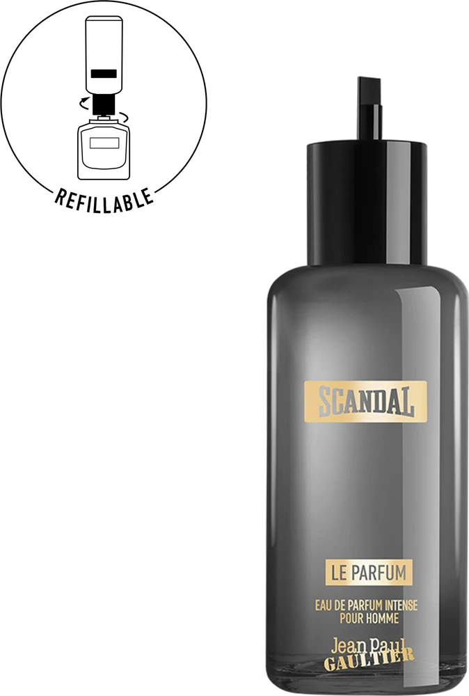 Jean Paul Gaultier Scandal Pour Homme Le Parfum EDP Intense Refill intensyvaus parfumuoto vandens vyrams papildymas, 200 ml