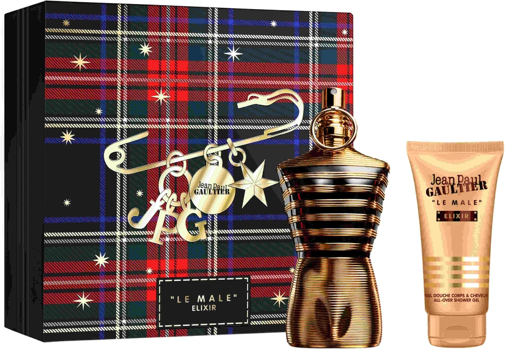 Jean Paul Gaultier J P Gaultier Le Male Eliksyras EDP Purškiklis, 125 ml S-G, 75 ml Sets