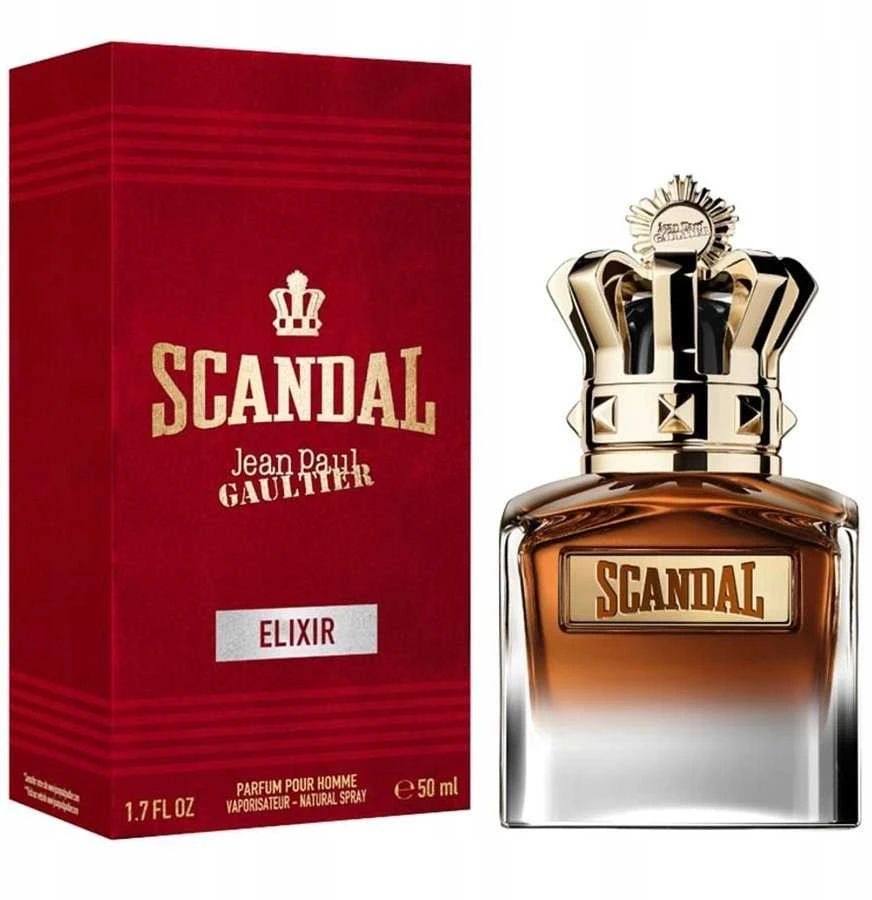 Jean Paul Gaultier Scandal Eliksyras Parfum Pour Homme PP kvepalai vyrams, 50 ml