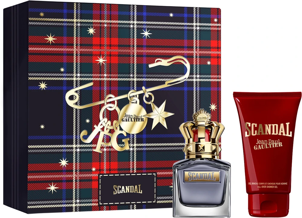 Jean Paul Gaultier Scandal Pour Homme komplektas woda toaletowa spray 50ml + żel pod prysznic 75ml