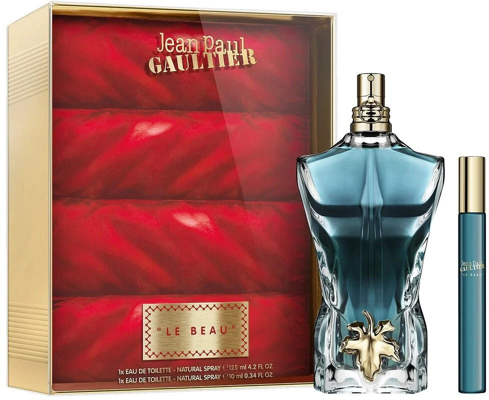 Set Jean Paul Gaultier: Le Beau Eau De Toilette For Men, 125 ml + Le Beau Eau De Toilette For Men, 10 ml