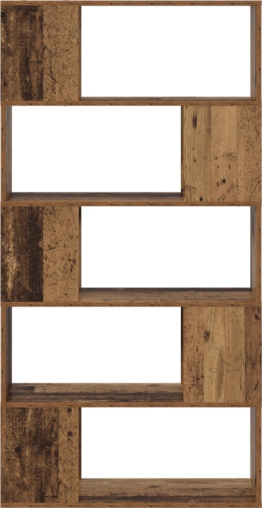 TV staliukas TV spintelių komplektas 80 x 24 x 156 cm Ruda Apdirbta mediena