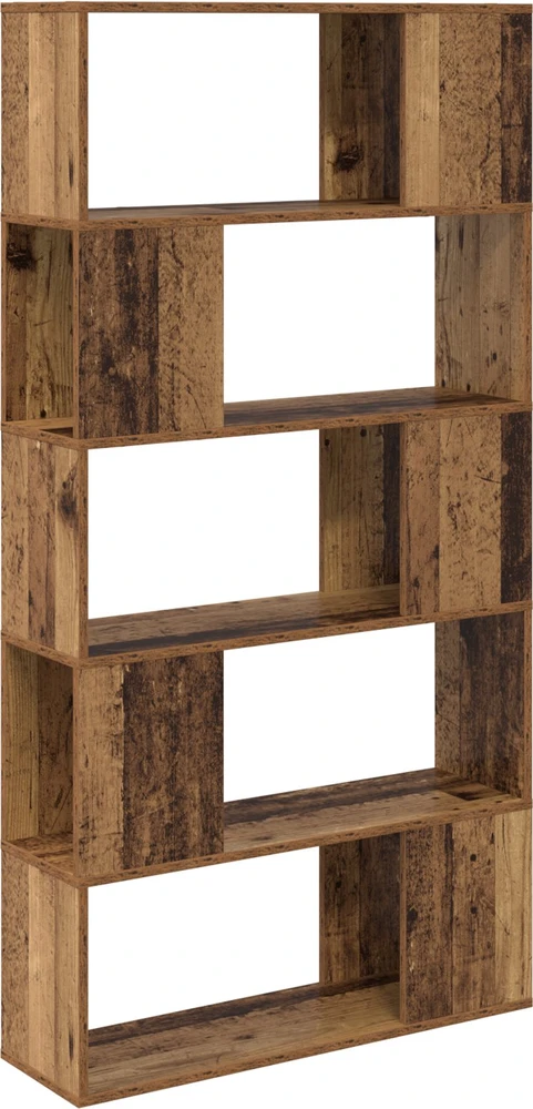 TV staliukas TV spintelių komplektas 80 x 24 x 156 cm Ruda Apdirbta mediena