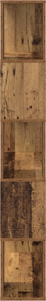 TV staliukas TV spintelių komplektas 80 x 24 x 156 cm Ruda Apdirbta mediena