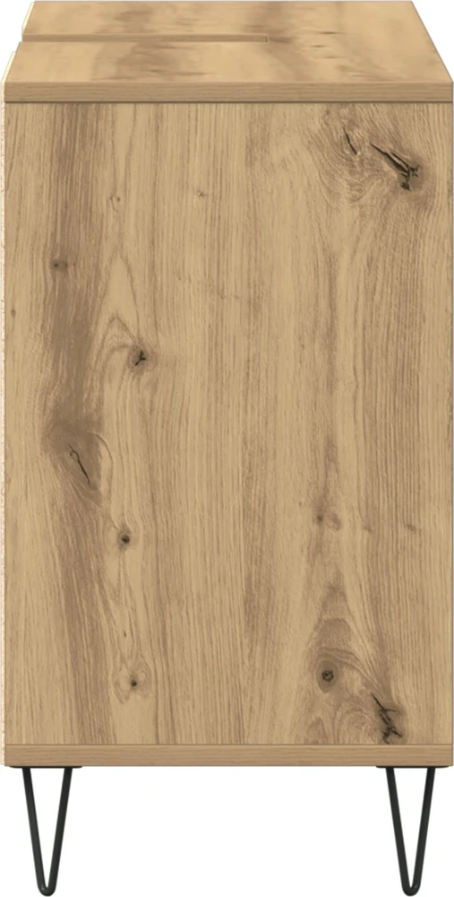 Vonios spintelė Amatininkų ąžuolas 80 x 33 x 60 cm