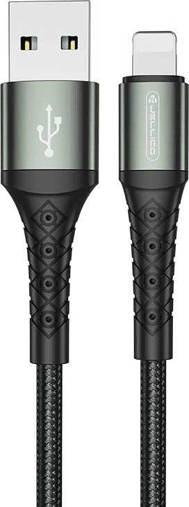 JELLICO cable B10 Lightning 3.1A 1M Juodas