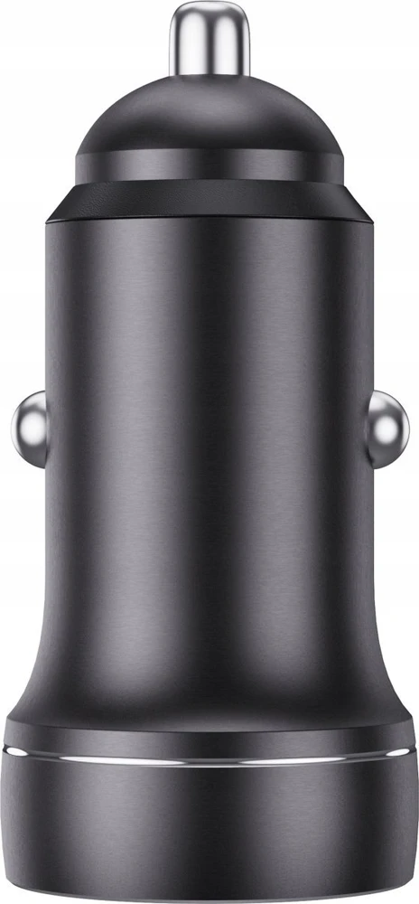 JELLICO automobilinis įkroviklis F4 PD 20W 1xUSB-C + 1xUSB QC3.0 + laidas „Lightning“ Juodas
