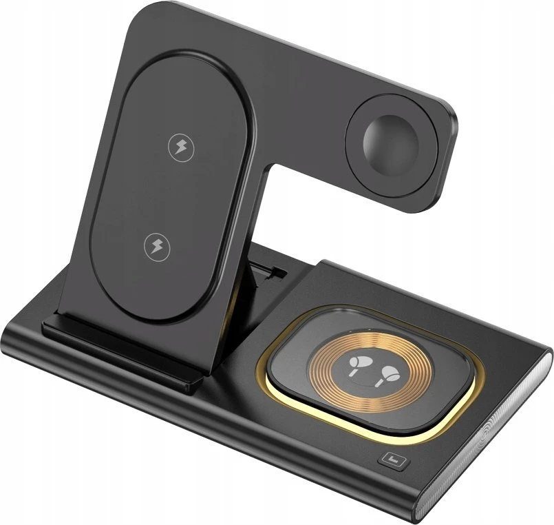 JELLICO wireless charger 3in1 W12 15W Juodas