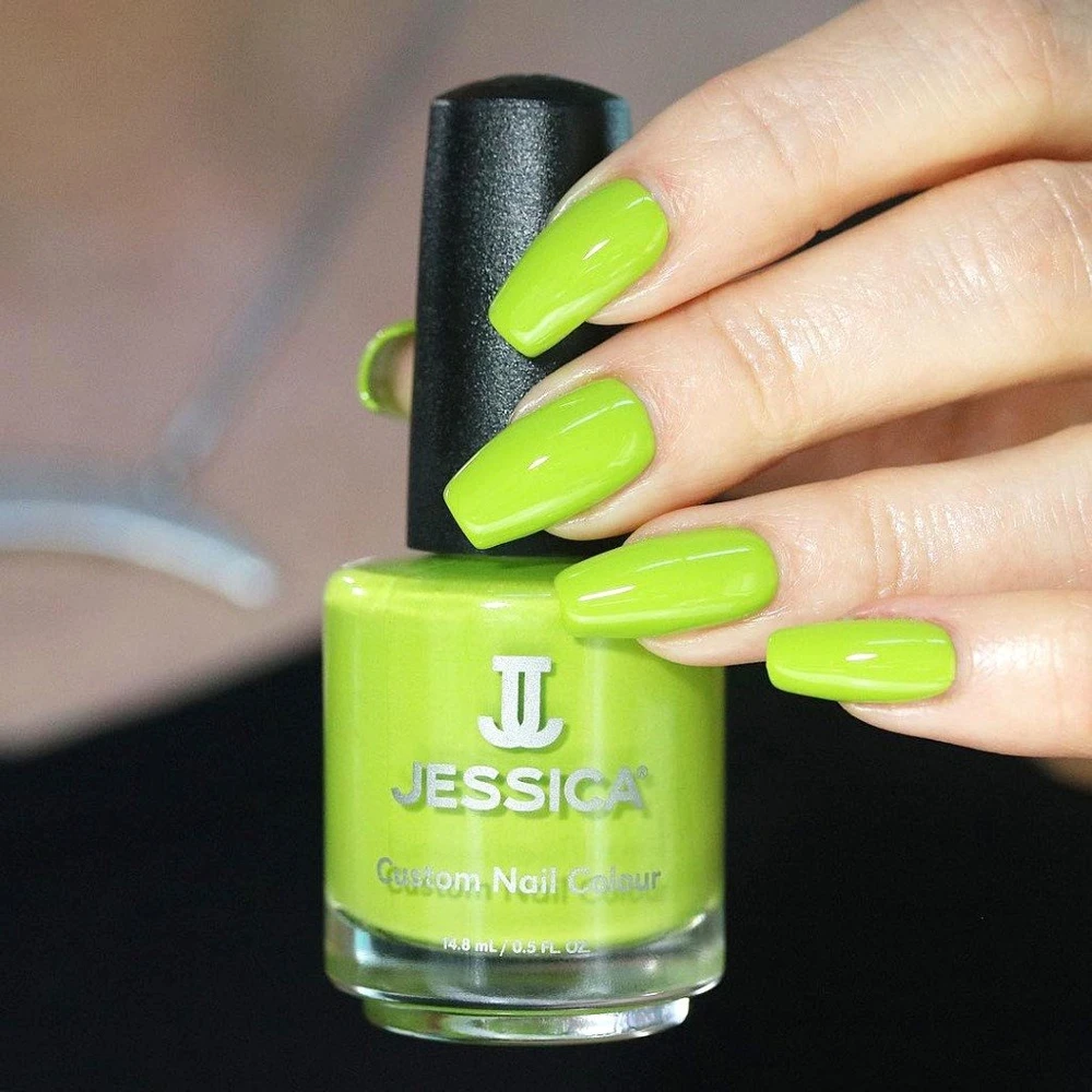 Jessica GELeration Colours Semi-Permanent Nagų lakas GEL-1143 Žalias, 15 ml
