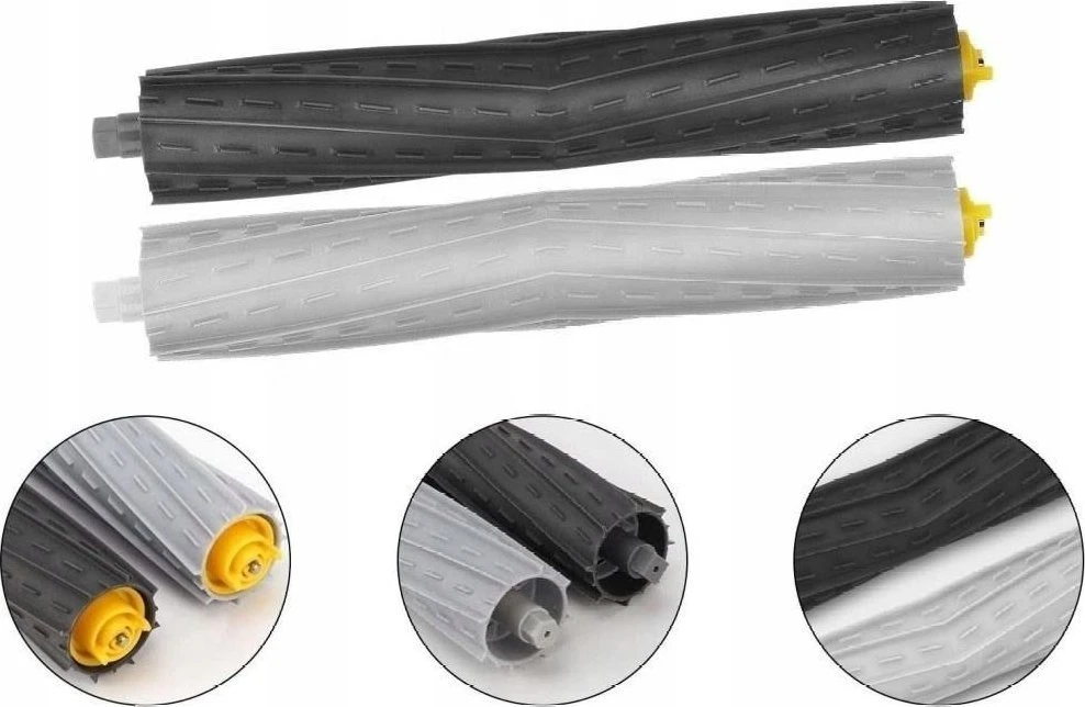 JETtools 2x ritininiai šepečių voleliai, skirti Irobot Roomba 800 900 serijai