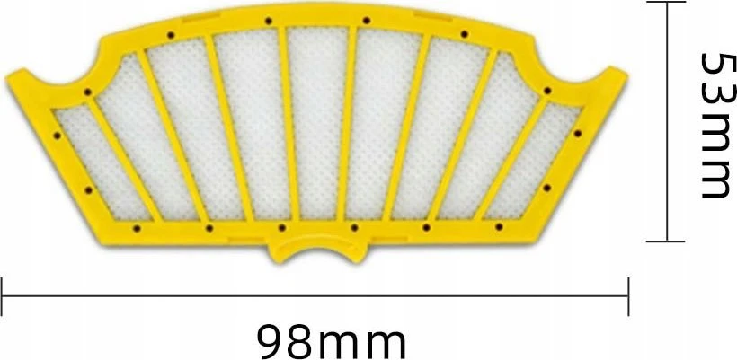 JETtools Hepa pakaitinis oro filtras Irobot Roomba 500 Series 625 Professional