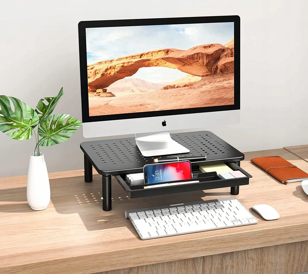 JETtools ND32_K672J K672J Staliukas nešiojamajam kompiuteriui, spausdintuvui, monitoriui su reguliavimu