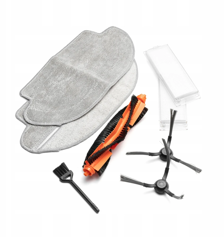 JETtools Rinkinys Priedai Do Xiaomi Viomi V2 Pro V3 Se 3x Szczotka 2x Filtras 2x Mop / An202asf