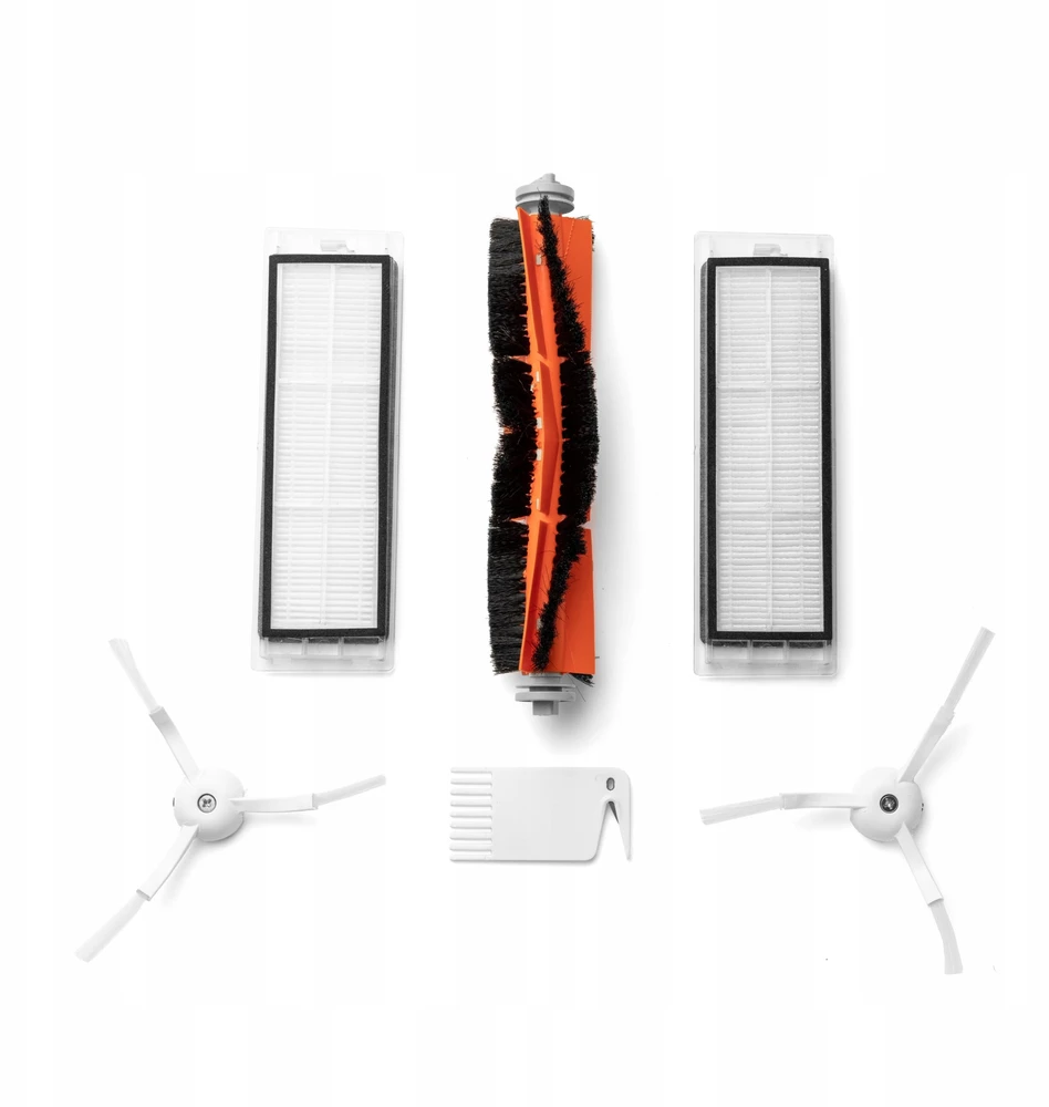 JETtools priedų rinkinys Roborock S5 S50 S55 Xiaomi Mi Robot 3x šepetėlis 2x filtras / An505as