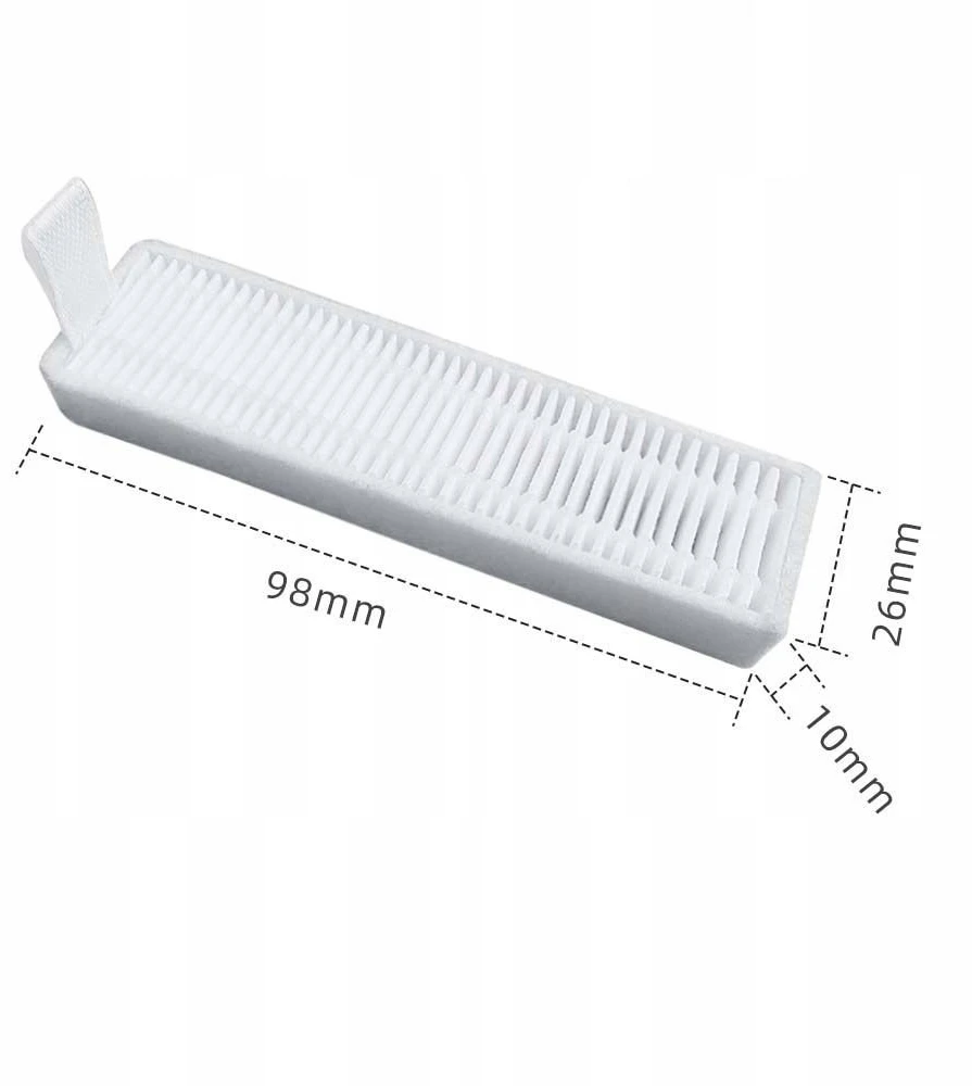 HEPA filtras su matmenimis 98x26x10mm