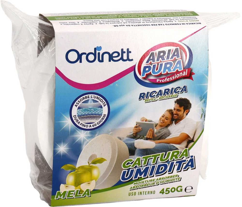 Sausintuvas ORDINETT Moisture Absorber Refill Planšetė 450g Apple
