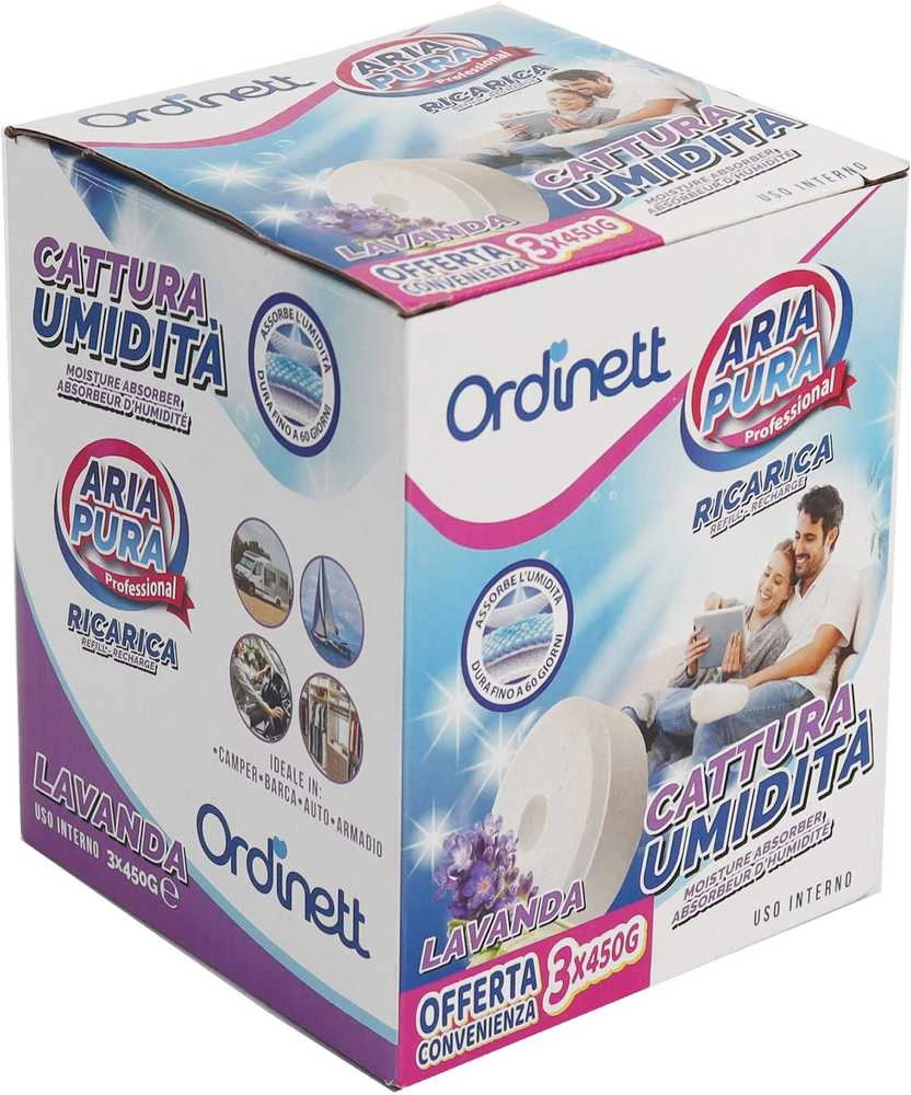 Sausintuvas ORDINETT Moisture absorbent refill tablets 450g x 3 pcs. lavender