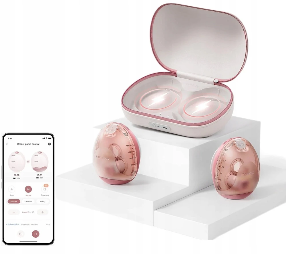 MOMCOZY DVIGUBAS NEŠIOJAMAS BELAIDIS PIENTRAUKIS AIR 1 ULTRA-SLIM