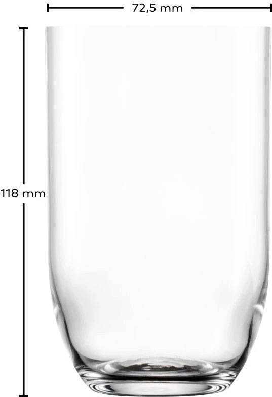 JetWorld Szklanka, 390 ml, Tone, 4 vnt. (SH-124608)