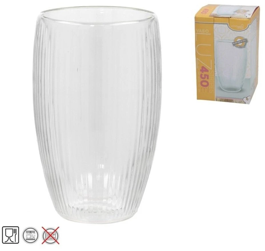 Stiklinė 450 ml, 15 x 9 x 9 cm, KITCHEN&GO