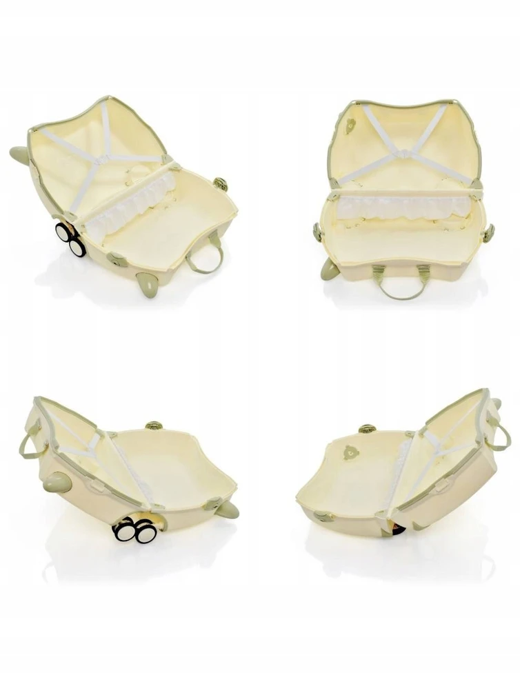Kelioninis JetWorld TRUNKI GLIDE 360 vientisa balta-vaikiška kelioninė lagaminė (TRU0136)