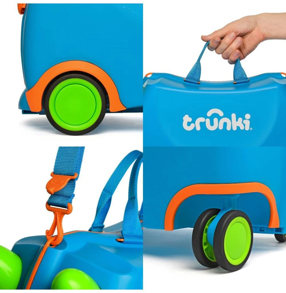 JetWorld TRUNKI GLIDE 360 TERRANCE – vaikiškas kelioninis lagaminėlis (TRU0134)