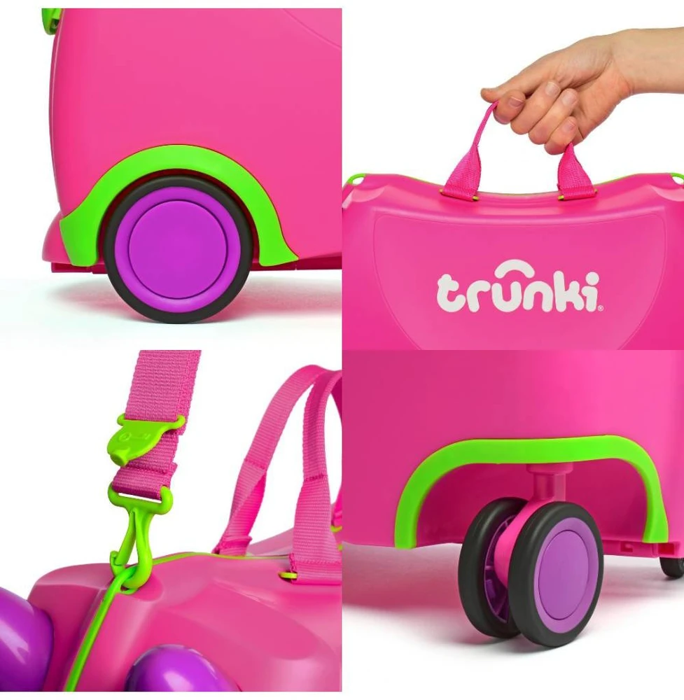 Kelioninis JetWorld Kelioninė vaikiška lagaminė Trunki Glide 360 Trixie (TRU0135)