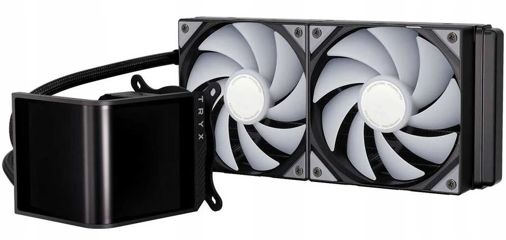 TRYX PANORAMA SE ARGB 240 All-in-One Liquid Cooler, 3D-AMOLED Ekranas – 240mm, juodos spalvos