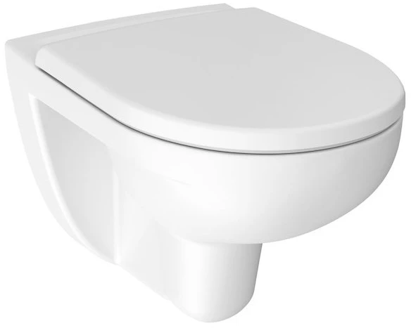 Jika pods Lyra Plus Rimless, 360x530 mm, stiprināms pie sienas, balts