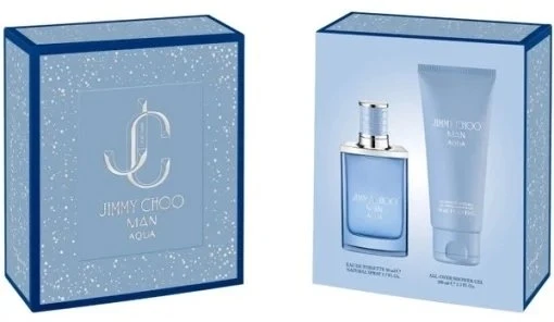 Set Jimmy Choo: Aqua Eau De Toilette For Men, 50 ml + Aqua Dušo želė For All Skin Types, 100 ml