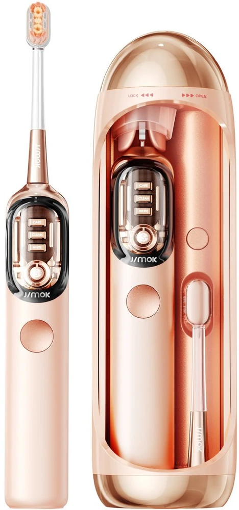 Dantų šepetėlis Šepetėlis Jimok Soniczna do Zębów Jimok J7 Pro Dream Mirror IPX7 + 4 Antgaliai