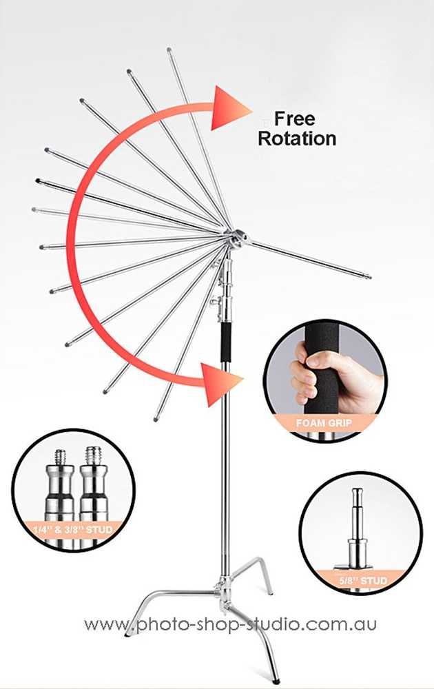 Jinbei Statyw oświetleniowy C-Stand CK2 su boomem