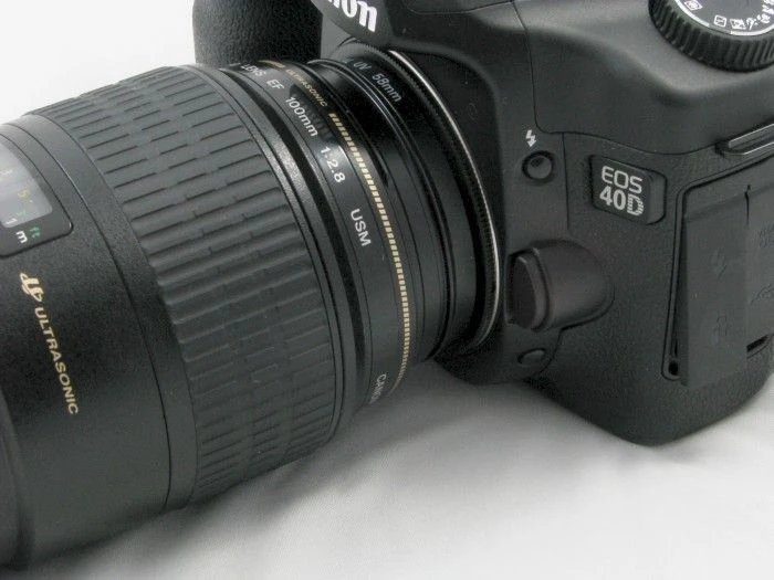 JJC 52mm adapterio žiedas ant Canon objektyvo