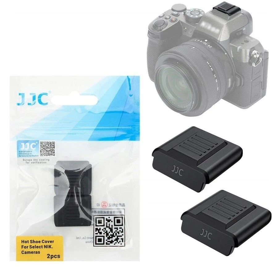 JJC 2x karštojo lizdo dangtelis Rogutės ISO, skirtas Nikon Z Z5 Z50 Z6 Z9 Z8 Z7 Z6 Z30 / HC-NKZK2