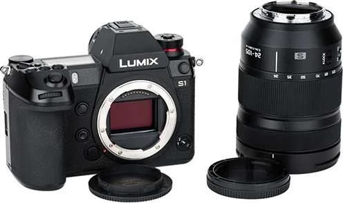 2x korpuso dangteliai L-rll + objektyvas, skirti „Panasonic“ / „Leica“ / „Sigma L“
