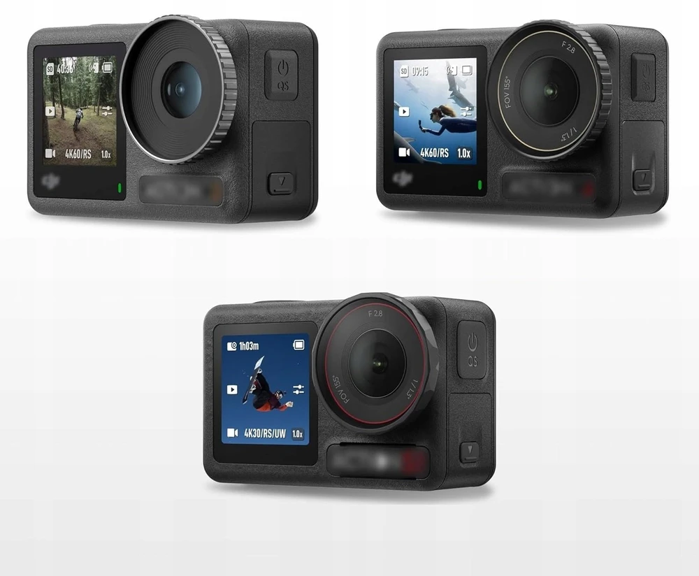 JJC 2x Silikoninis Apsauginis Objektyvo Žiedas Dji Osmo Action 5 Pro / 4 / 3 / Lrr-ack2