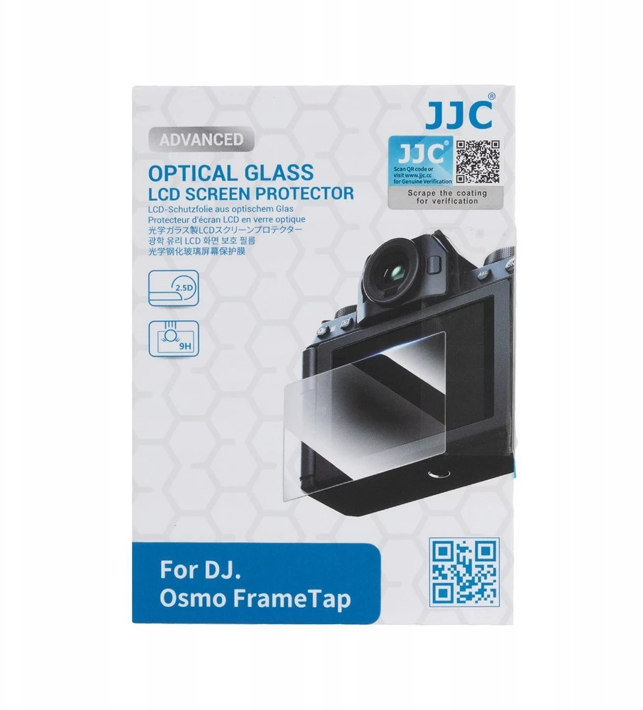 JJC Apsauginis stiklas osłona na ekran LCD na pilot do Dji Osmo Frametap 9h Ar / Asp-ft (SB12413)