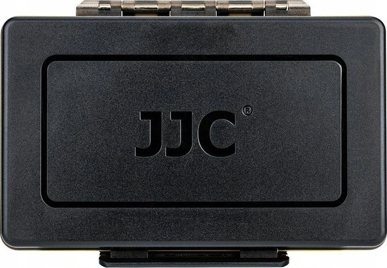Dėklas - JJC BC X4ST daugiafunkcis baterijų dėklas (talpina 2 baterijas, 2 SD korteles, 12 Micro SD kortelių)