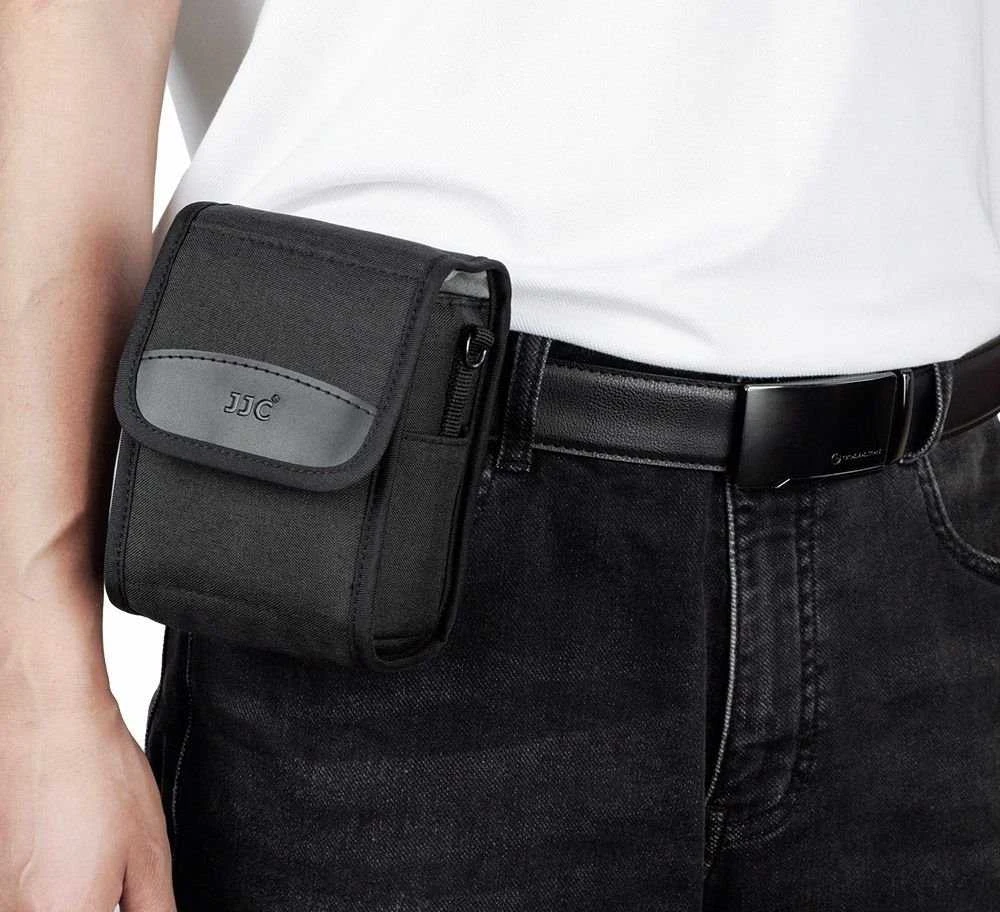 Kameros dėklas - JJC OC FX1 Compact Camera Pouch, poliesteris, reguliuojama juosta, juoda