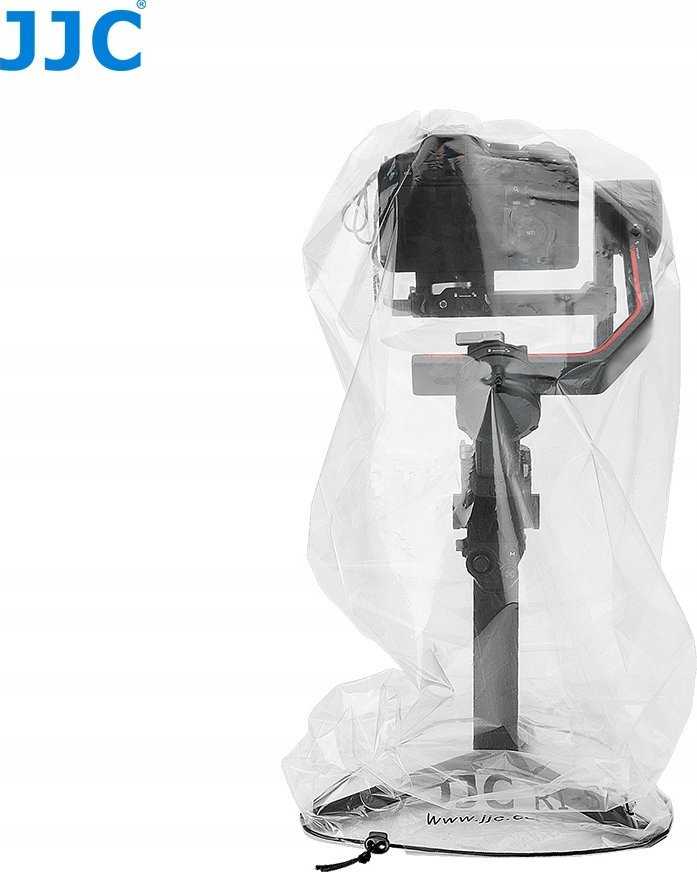 JJC dangtelis 2x lietaus dangtelis, skirtas DSLR kameros vaizdo kamerai + karkaso stabilizatorius / Ri-st-1