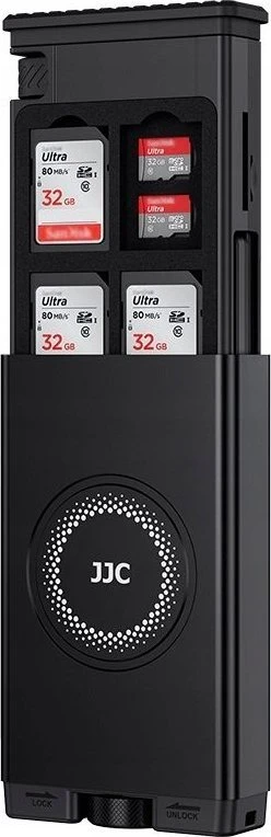 Atminties kortelė Atminties kortelių skaitytuvas - JJC MFCC 1 kortelių stotis SD/Micro SD 300 MB/s juoda