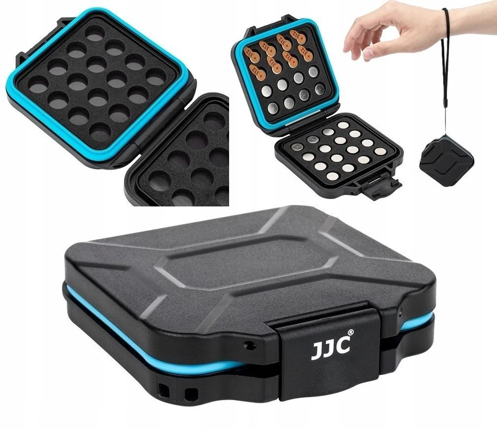 Baterijų saugojimo dėžė - JJC MCR 312X32 talpina 32 mygtukines baterijas