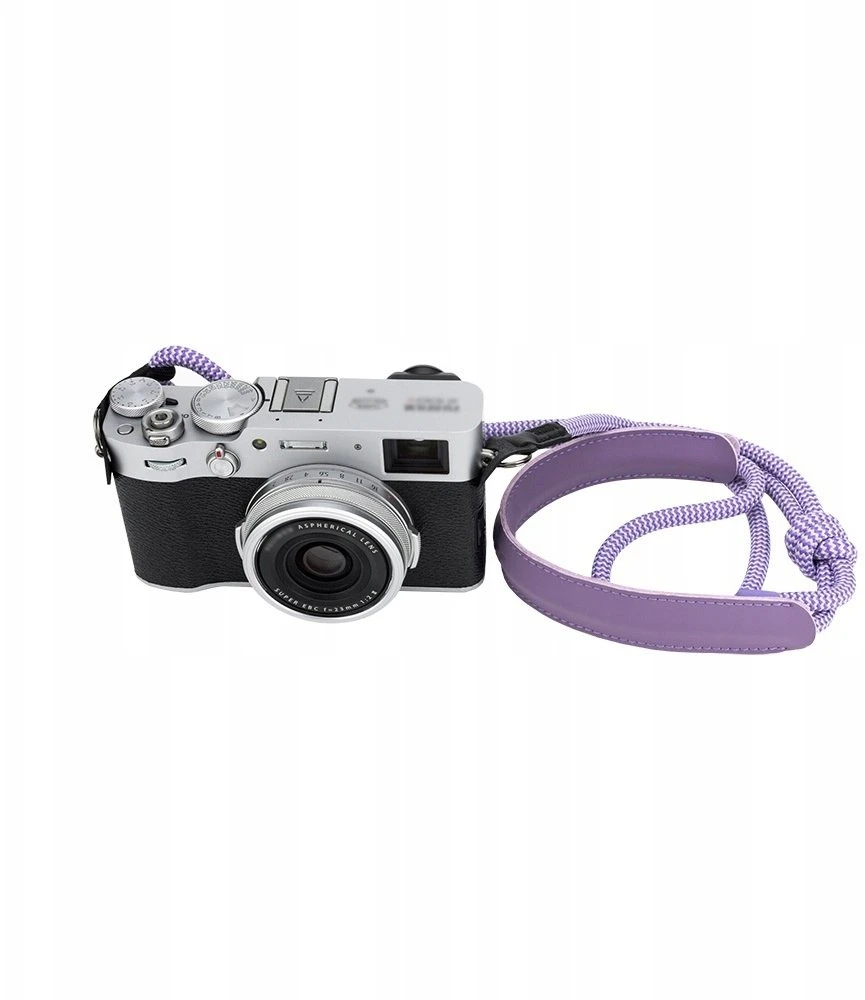 JJC kaklo dirželis retro fotoaparatams Kodak, Agfa, Leica, Fujifilm, Canon, Nikon / Cpc-lps / violetinė