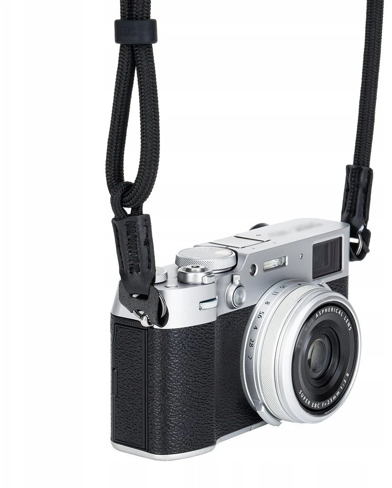 JJC kaklo dirželis retro fotoaparatams Kodak, Agfa, Leica, Fujifilm, Canon, Nikon / Cpc-b / juodas
