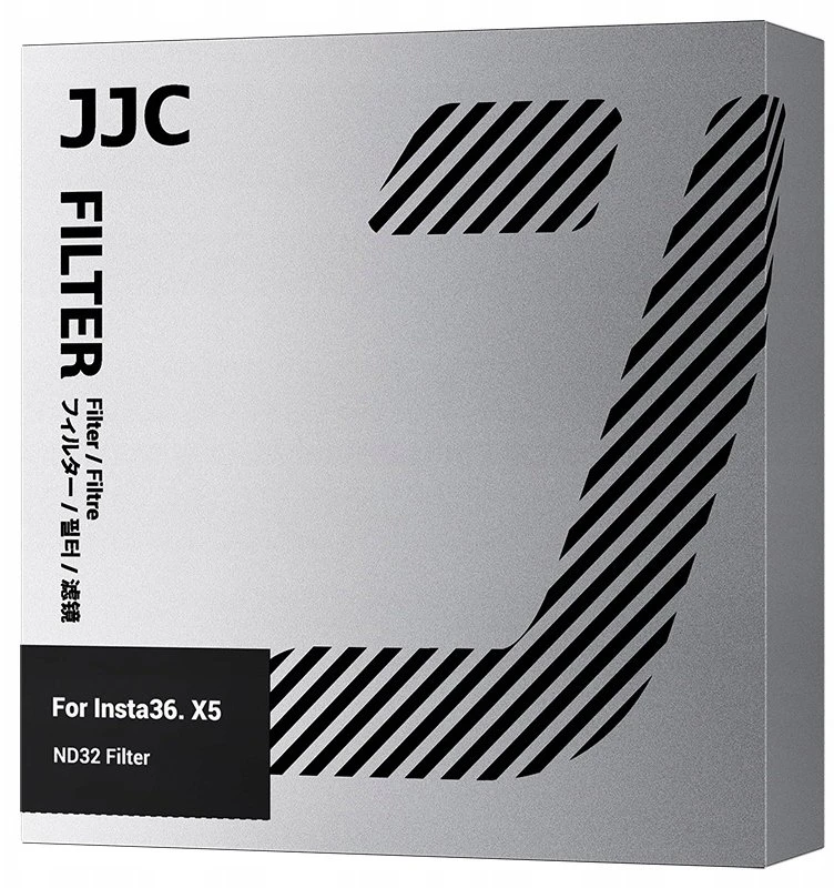 JJC filtras 2x visiškai pilkas ND32 filtras, skirtas Insta360 X5, grūdintas stiklas, daugiasluoksnis JJC / Tlp-x5nd32