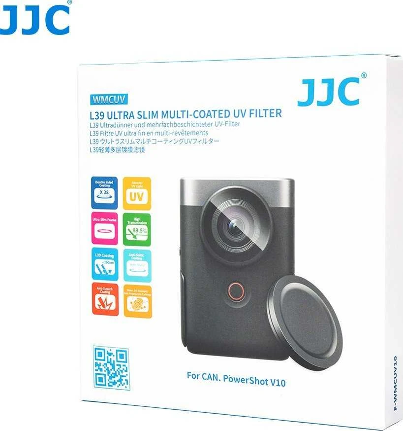 JJC F-WMCUV10 priklijuojamas UV filtras, skirtas „Canon PowerShot V10“